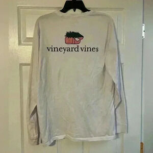 Vineyard Vines Christmas tree long sleeve shirt size M